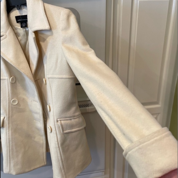 Moda International Cream Peacoat - Picture 9 of 9